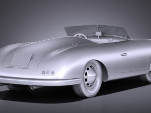 Porsche 356 Number 1 1948 Modelo 3D
