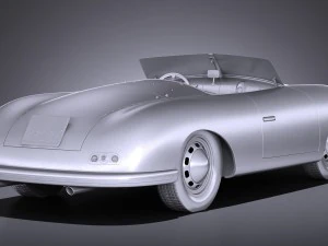 Porsche 356 Number 1 1948 3D Model