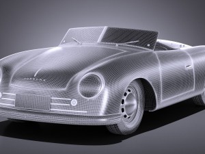 Porsche 356 Number 1 1948 Modelo 3D