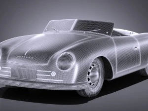 Porsche 356 Number 1 1948 3D Model