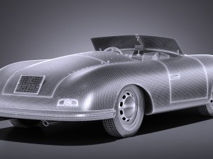 Porsche 356 Number 1 1948 Modelo 3D