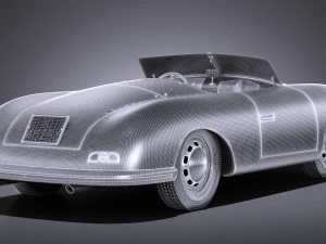 Porsche 356 Number 1 1948 3D Model
