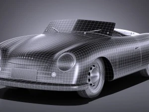 Porsche 356 Number 1 1948 3D Model