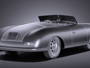 Porsche 356 Number 1 1948 Modelo 3D