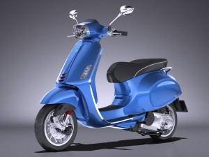 Vespa Sprint 125 2017 3Dモデル