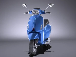 Vespa Sprint 125 2017 3D Model