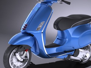 Vespa Sprint 125 2017 3D मॉडल