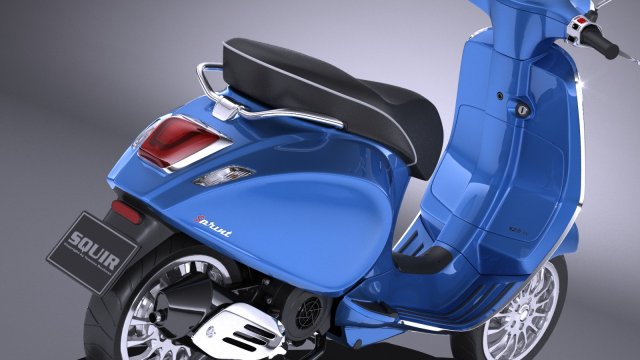 Vespa sprint 125 2017 3D