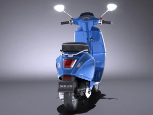 Vespa Sprint 125 2017 3D Model