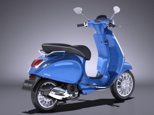 Vespa Sprint 125 2017 3D मॉडल