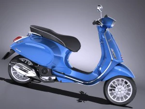 Vespa Sprint 125 2017 3D Model