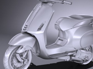 Vespa Sprint 125 2017 3D मॉडल