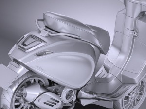 Vespa Sprint 125 2017 3D मॉडल