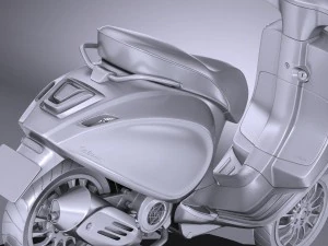 Vespa Sprint 125 2017 3D Model