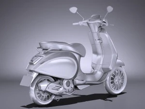 Vespa Sprint 125 2017 3D Model