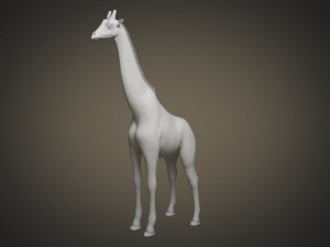 Giraffe Rigged for 3dsmax 3D 模型