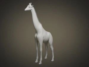 Giraffe Rigged for 3dsmax 3D Model