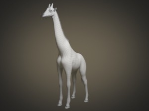 Giraffe Rigged for 3dsmax 3D 模型
