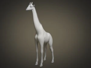 Giraffe Rigged for 3dsmax 3D Model
