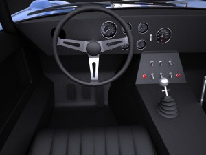 Shelby Daytona Cobra Coupe 1964 vray Model 3D