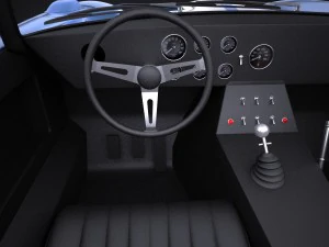 Shelby Daytona Cobra Coupe 1964 vray 3D Model