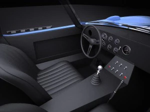 Shelby Daytona Cobra Coupe 1964 vray 3D Model