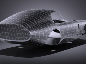 Shelby Daytona Cobra Coupe 1964 vray Model 3D