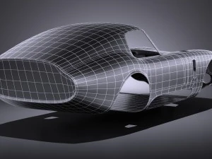 Shelby Daytona Cobra Coupe 1964 vray 3D Model