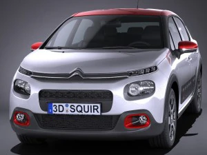 Citroen C3 2017 3D Model