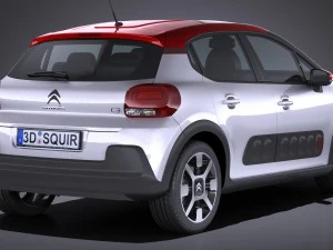 Citroen C3 2017 3D Model