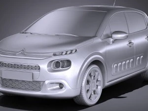 Citroen C3 2017 3D Model