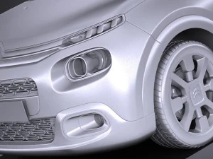 Citroen C3 2017 3D Model