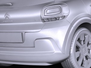 Citroen C3 2017 Modèle 3D