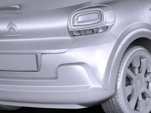 Citroen C3 2017 3D Model
