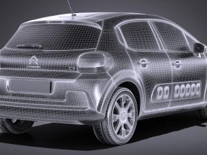 Citroen C3 2017 3D Model