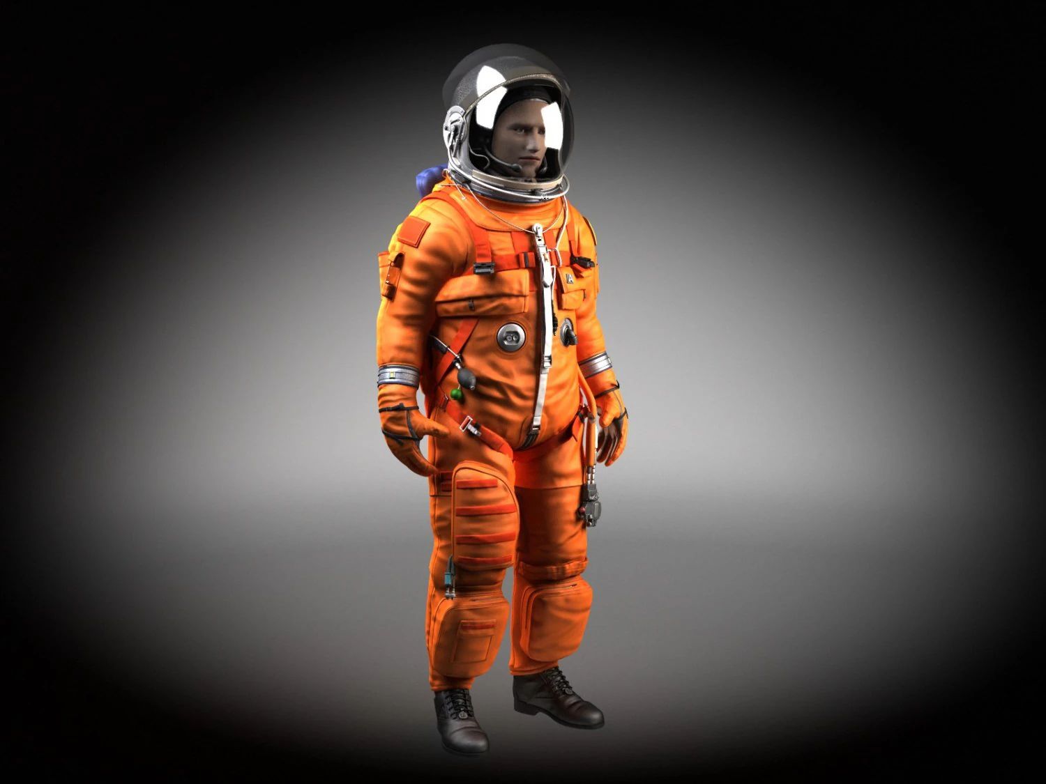 Aces - US Advanced Crew Escape Suit 3D Model .c4d .max .obj .3ds .fbx .stl .blend 