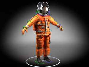 Aces - US Advanced Crew Escape Suit 3D Model