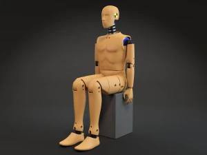 Crash Test Dummy 3D Model