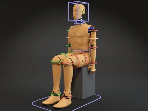 Crash Test Dummy 3D Model