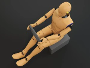 Crash Test Dummy 3D Model
