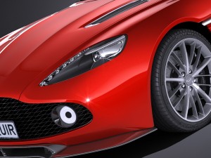 Aston Martin Vanquish Zagato Volante 2017 3D Model