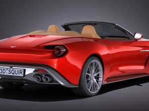 Aston Martin Vanquish Zagato Volante 2017 3D Model
