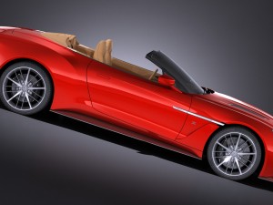 Aston Martin Vanquish Zagato Volante 2017 3D Model