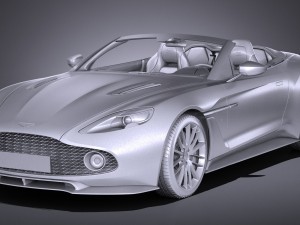 Aston Martin Vanquish Zagato Volante 2017 3D Model