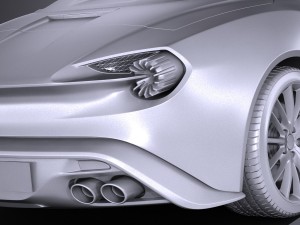 Aston Martin Vanquish Zagato Volante 2017 3D Model