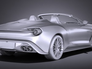 Aston Martin Vanquish Zagato Volante 2017 3D Model