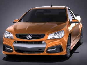 Holden VF Commodore Ute SSV 2016 vray Model 3D