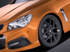 Holden VF Commodore Ute SSV 2016 vray Model 3D