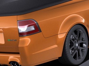 Holden VF Commodore Ute SSV 2016 vray Model 3D