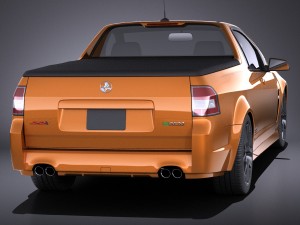 Holden VF Commodore Ute SSV 2016 vray Model 3D